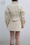 shushutong Elastic Double Skirt SS22SK02 Naked
